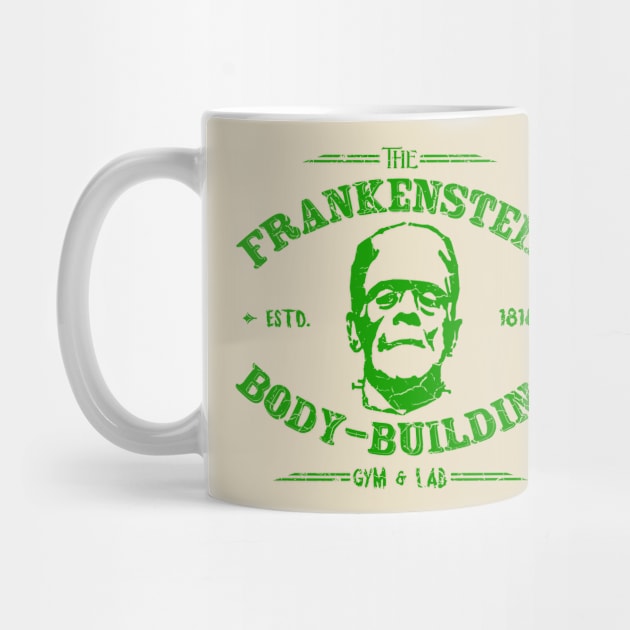 Frankenstein Body-building, distressed by hauntedjack